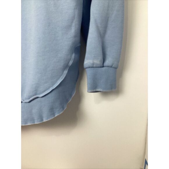 Vintage Style Hotty Toddy Mississippi HI-Low Sweatshirt Light Blue Faded Size M - Picture 4 of 9